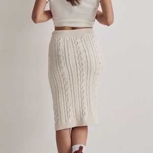 Madewell Sweater Dress Midi Skirt- NWT